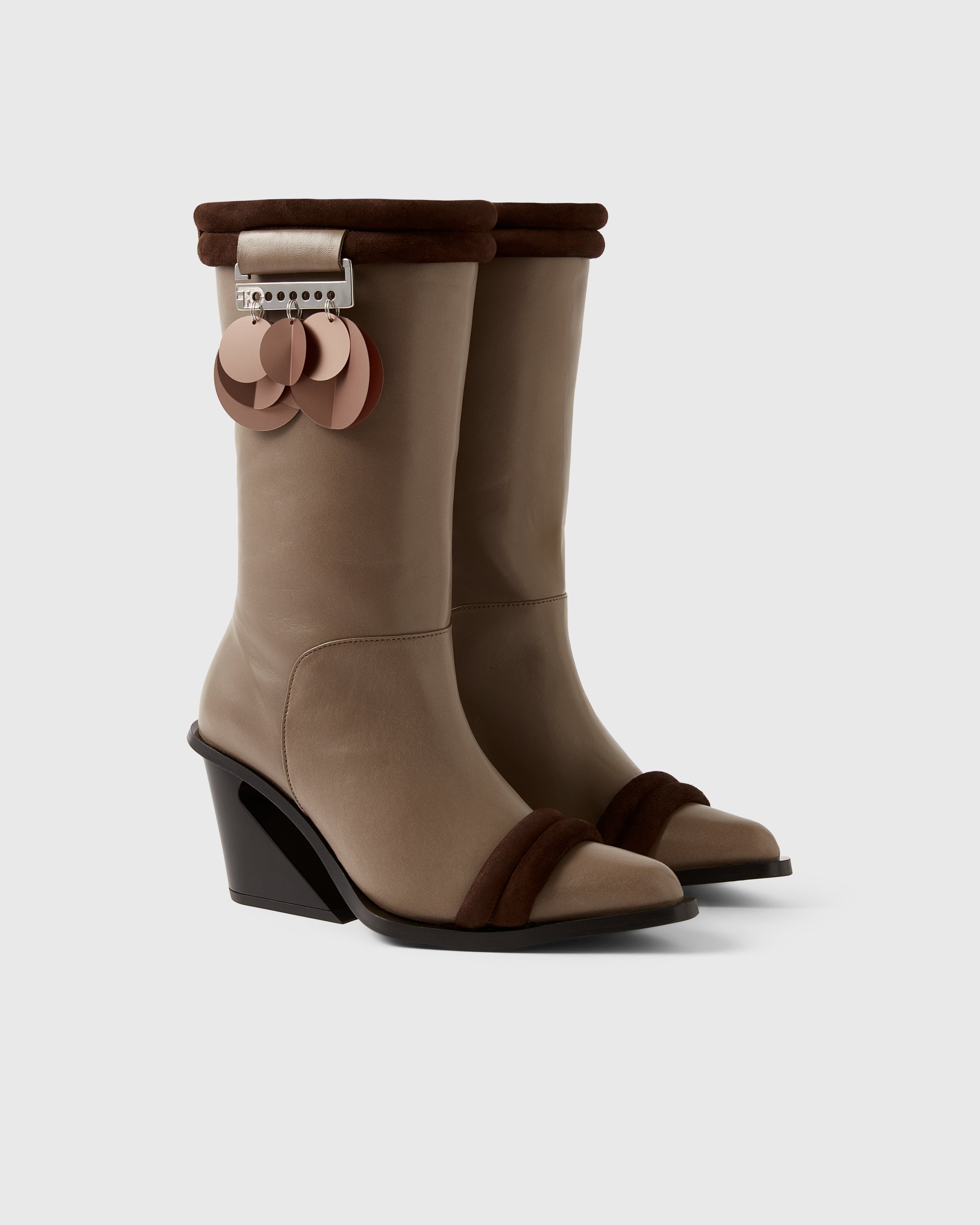 THALIA BOOT 80mm - TRUFFLE CAFÉ