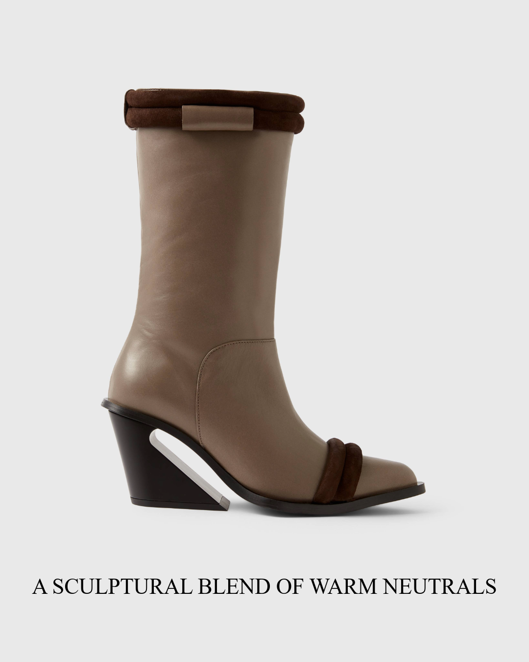 THALIA BOOT 80mm - TRUFFLE CAFÉ